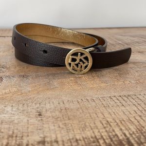 New DKNY brown belt